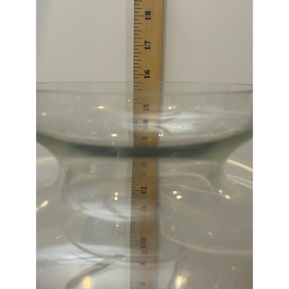 Apothecary Jar w/ Lid Antique LARGE Clear Glass 24" x 9.5" Drugstore Display EXC - Picture 12 of 16